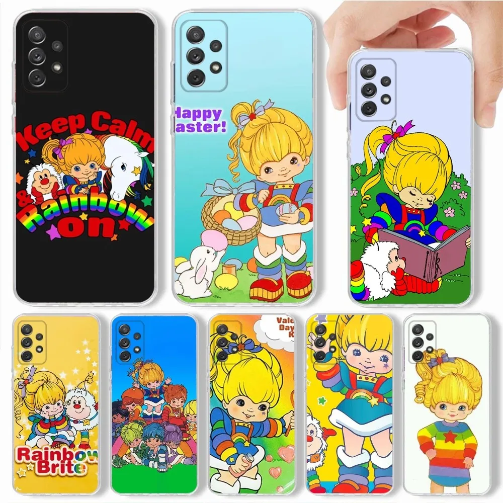 Cartoon R-Rainbow Brite Phone Case For Samsung,Galaxy,S20,S21,S22,S23,Fe,Lite,Plus,Ultra Note Shell