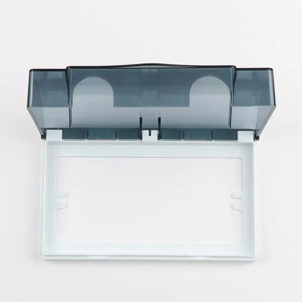 Plastic Switch Protection Box Transparent Waterproof Electric Plug Cover 86 type Power Outlet Socket Protector Bathroom Supplies