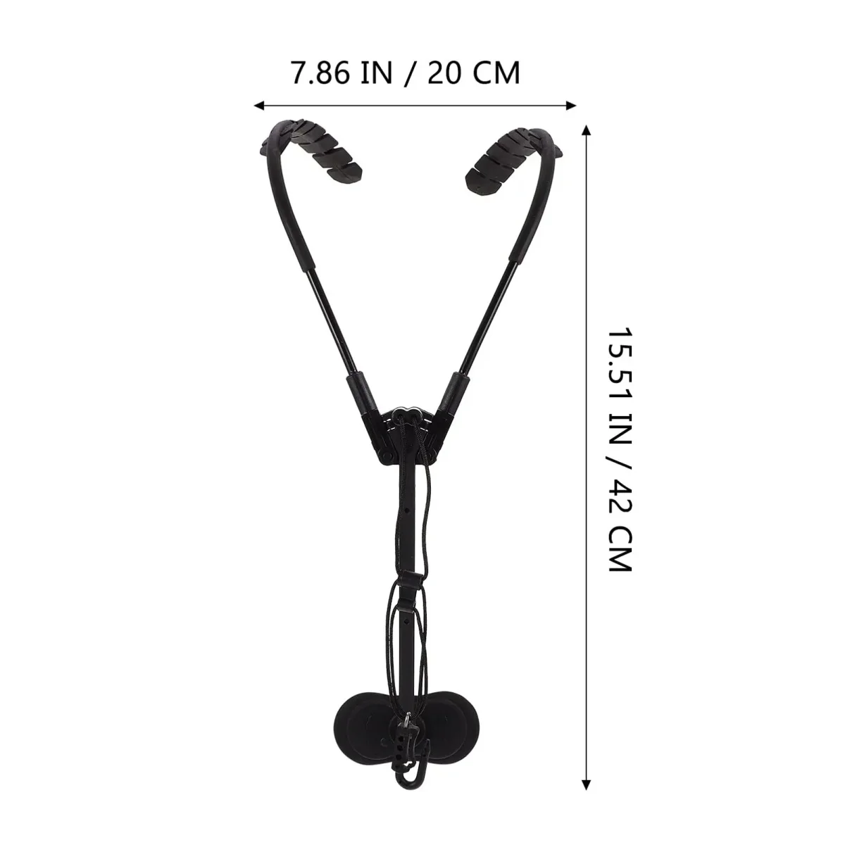 Miwayer Adjustable Saxophone Shoulder Strap, Soft Neck Hanging Belt for Alto Treble Tenor Soprano Saxophone Baritone Clarinet