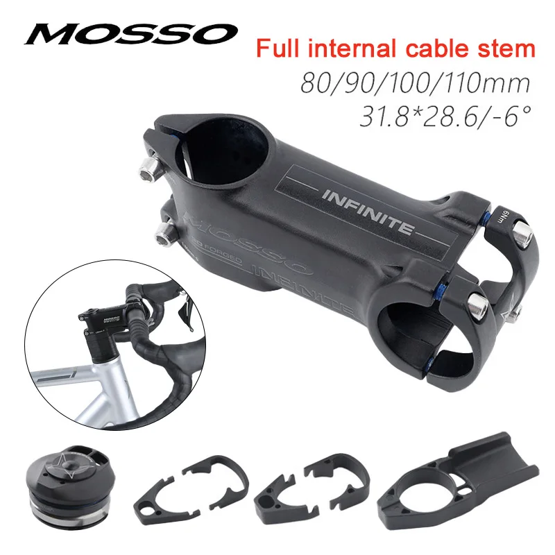 

Внутренний тросовый вынос MOSSO для шоссейного велосипеда Внутренний трос выноса руля велосипеда с прокладкой Сверхлегкий вынос 31,8 велосипедный стол