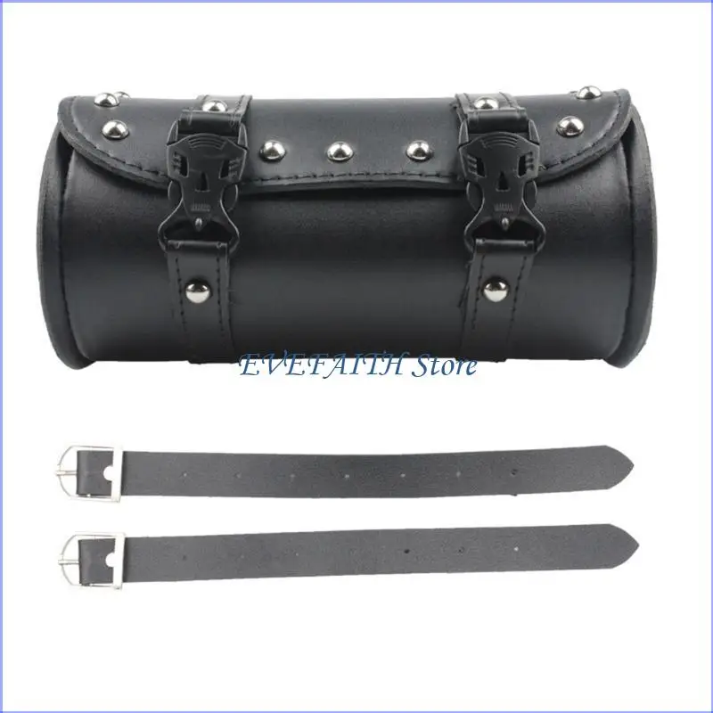 

124B Мотоцикл с большим количеством кожаных пакетов Black Tool Pocket Motorbike Accessories