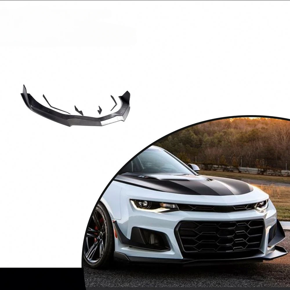 Carbon Fiber Front Bumper Lip Spoiler For Chevy Camaro SS Style 2014-2015