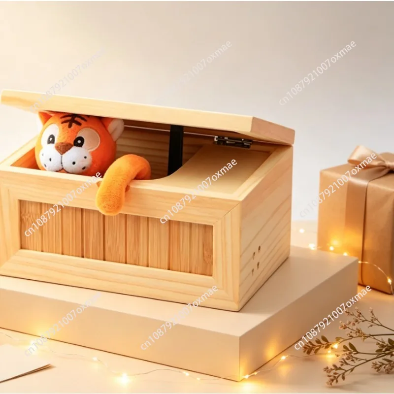 Voice Activated Useless Box, Bluetooth Music Stress Relief Toy Box