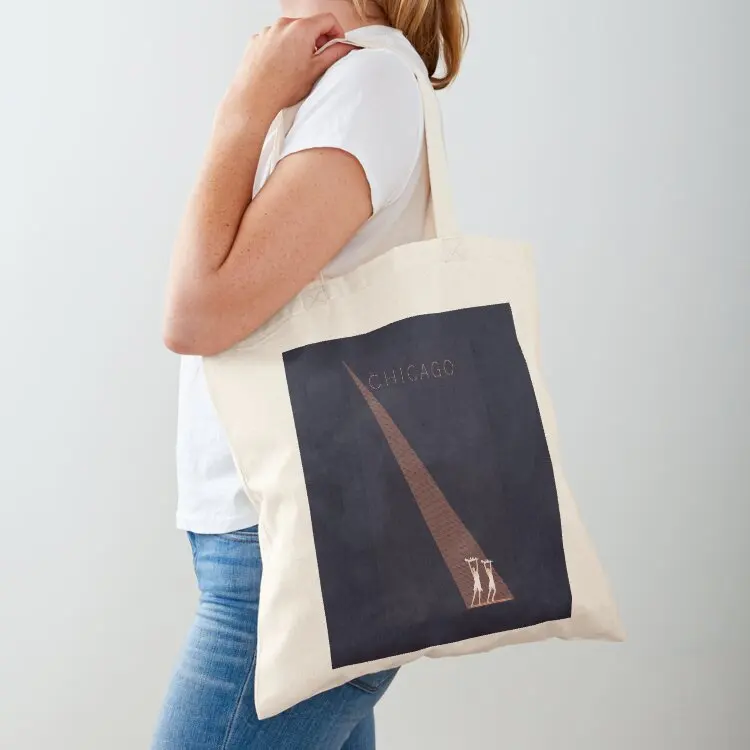 

Chicago Musical Poster Tote Bag large tote bag Beach bag Handbags women cute tote
