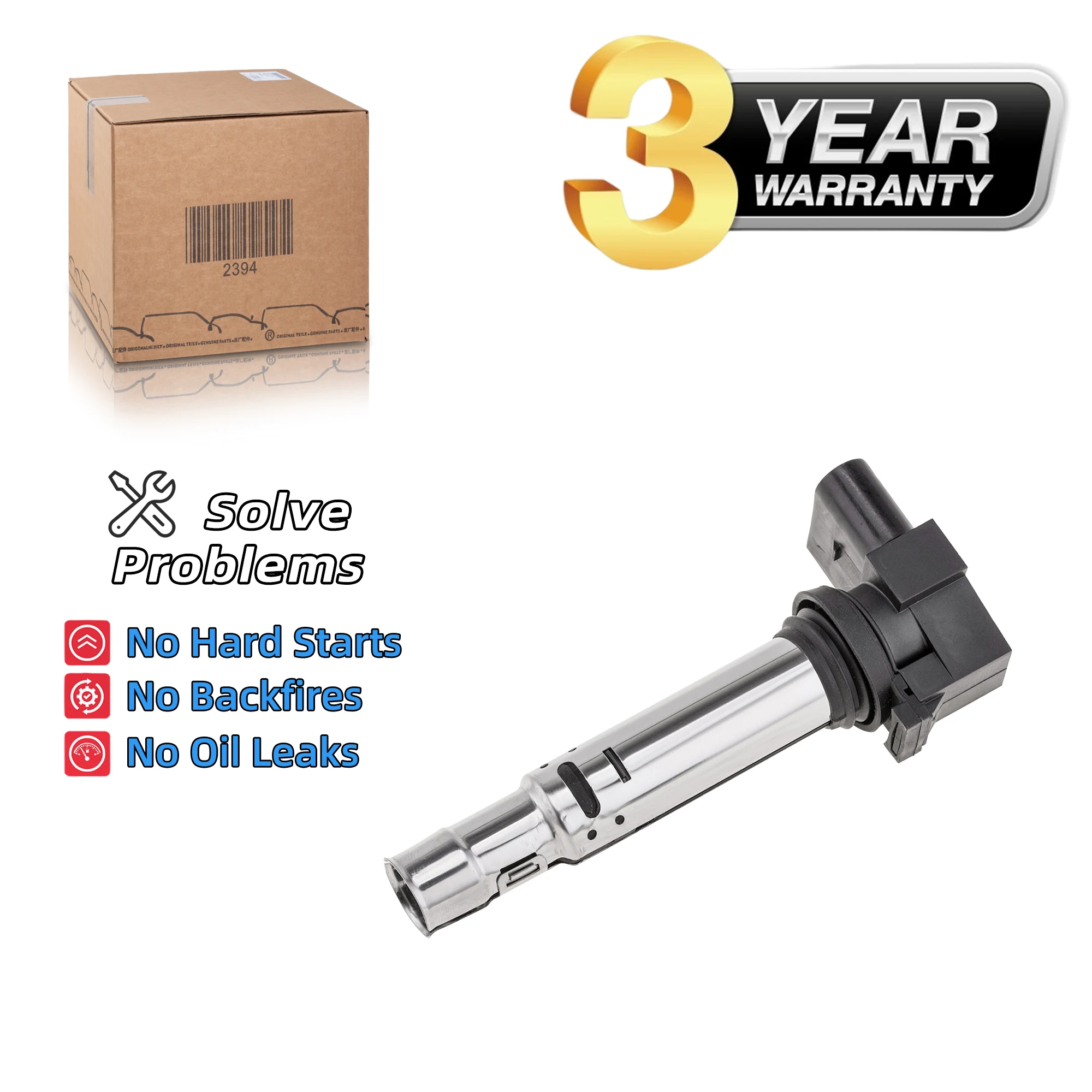 

07P905715,07P905715A OEM Ignition Coil For AUDI A8 D4 6.3 W12 quattro 2011-2018