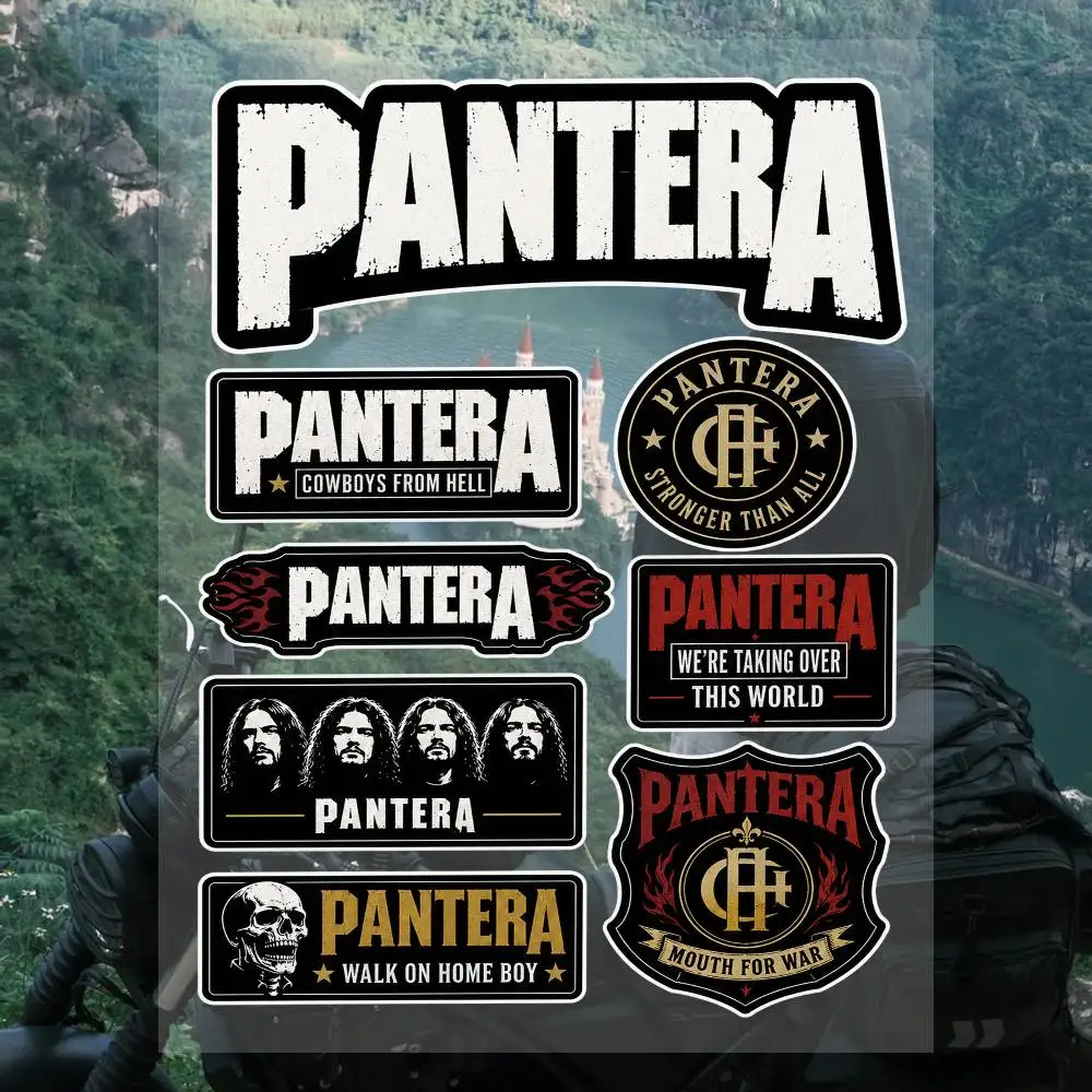A-Pa-ntera Fan Collection Stickers Sheet Waterproof Vinyl Decals Aesthetic Decor Stickers