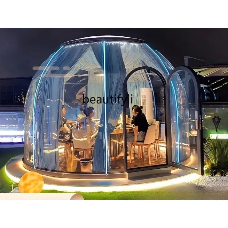 

PC Star Room Restaurant B & B Scenic Area The same fully transparent movable sun room outdoor tent