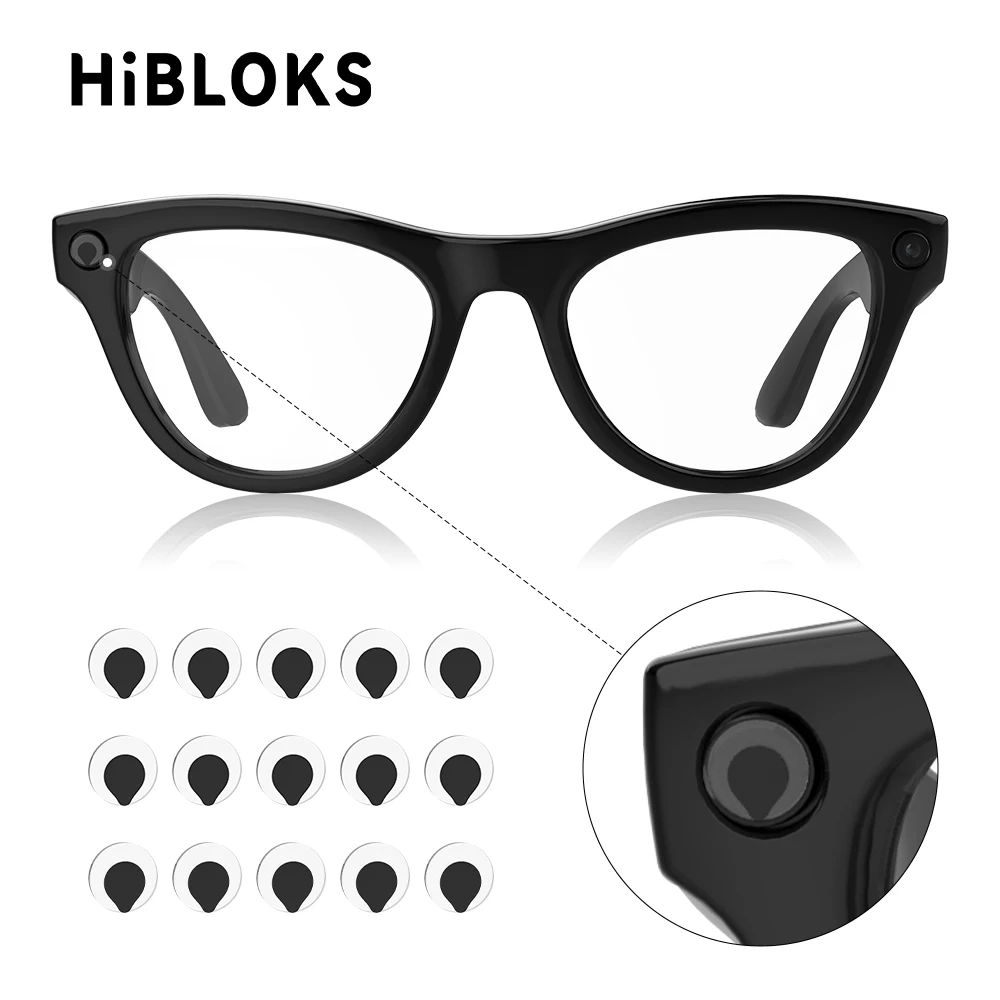 

HIBLOKS новая светодиодная наклейка с затенением, 15 шт. для Ray-Ban Meta Wayfarer/Skyler/Headliner/Oakley Meta HSTN AI, аксессуары для умных очков