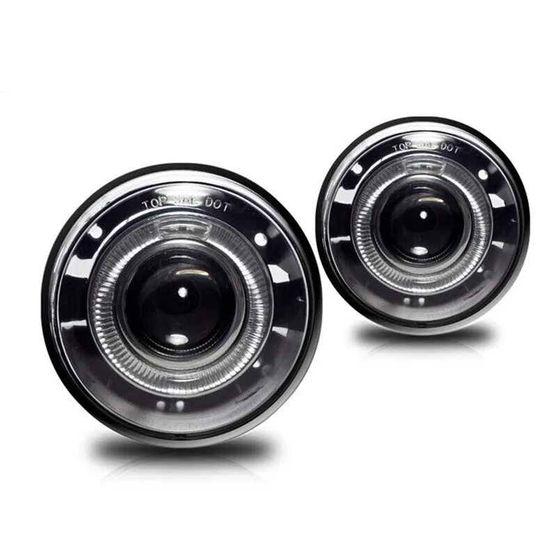 

2 pcs Fog Light lamps front driving for CHRYSLER 300 300C ASPEN DODGE DAKOTA DURANGO JEEP COMMANDER GRAND CARAVAN Halo Projector