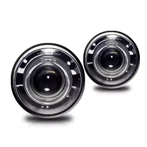2 pcs Fog Light lamps front driving for CHRYSLER 300 300C ASPEN DODGE DAKOTA DURANGO JEEP COMMANDER GRAND CARAVAN Halo Projector