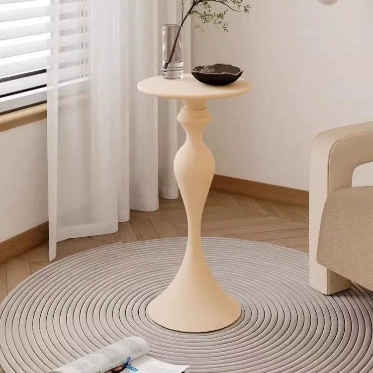 Wrought iron sofa side few retro coffee table small round table balcony small coffee table creative bedside corner few