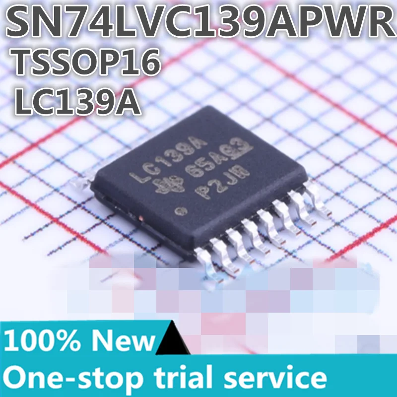 5-100PCS %New stock SN74LVC139APWR SN74LVC157APWR marking LC139A LC157A TSSOP16 Signal switch/CoDEC/multiplexer chip