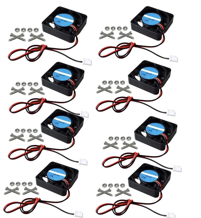 4010 12V Small Cooling Fan for Makerbot 3D Printer Extruder - Compatible with Raspberry Pi - Essential 3D Printer Accessory