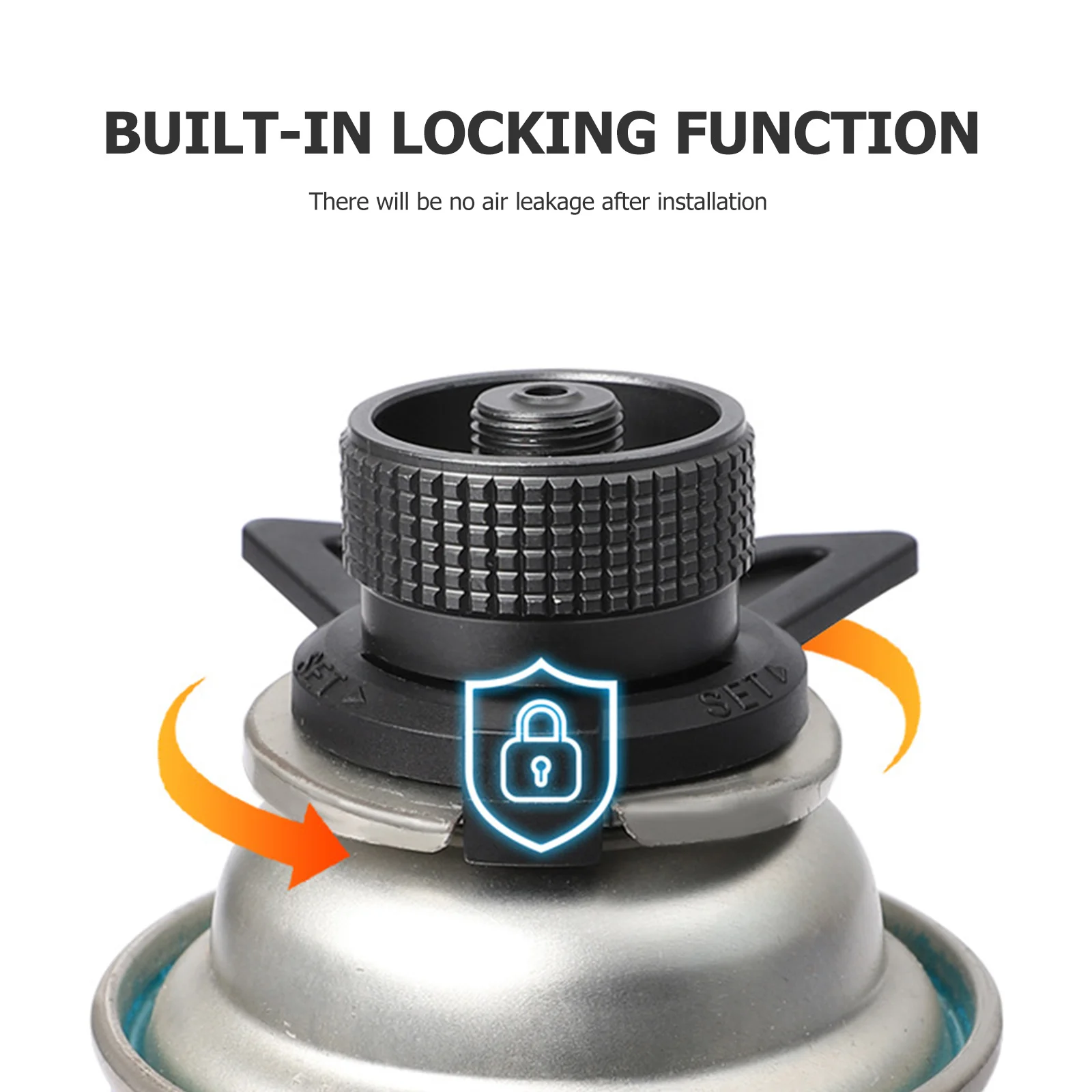 

Safe Reliable Propane Butane Adapter Compact Portable Gas Tank Converter Self-Sealing Leak-Proof for Camping Hiking Outdoor