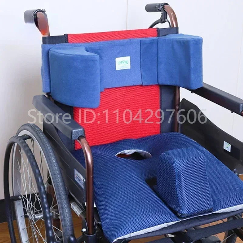 Hemiplegic Bedridden Patients Half Lying Waist Cushion Anti Lateral Cushion Wheelchair Backrest Adjustable Anti Sliding Cushion