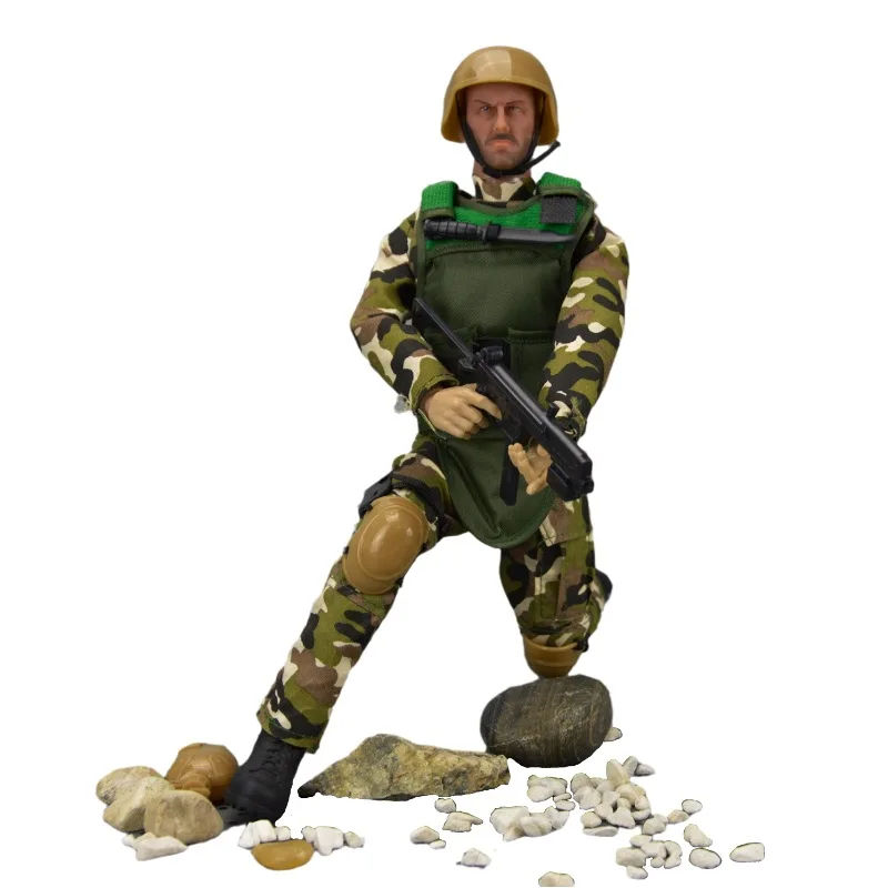 Fashion Doll Clothes 12 Inch Soldier Figure Wear Kids Toys Miniature Doll Accessories Simulation Male Clothes Shoes Boy' DIY Toy