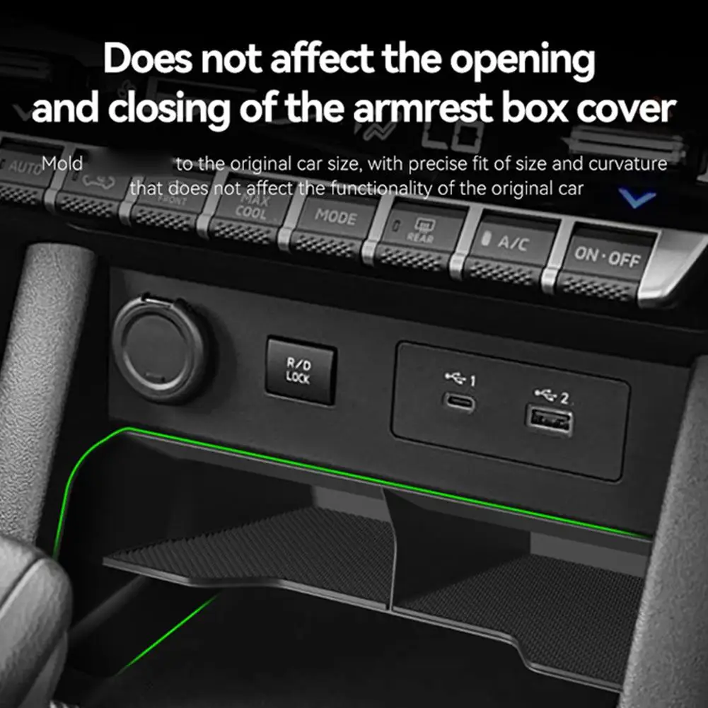 صندوق تخزين التحكم المركزي للسيارة Mitsubishi L200/Triton 24-25 صندوق تخزين متعدد الوظائف مثبت على السيارة