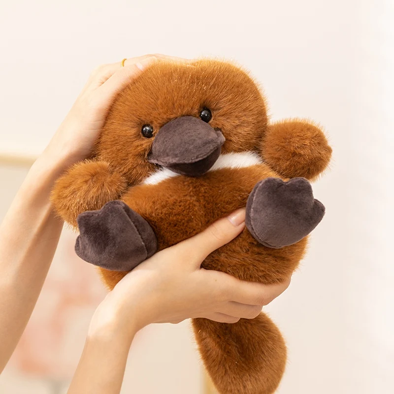 22cm Kawaii platypus Plush Toy Cute Cartoon Fluffy Duck Soft Animals Stuffed Doll Sleeping Pillow Accompany Toys Home Decor Gift
