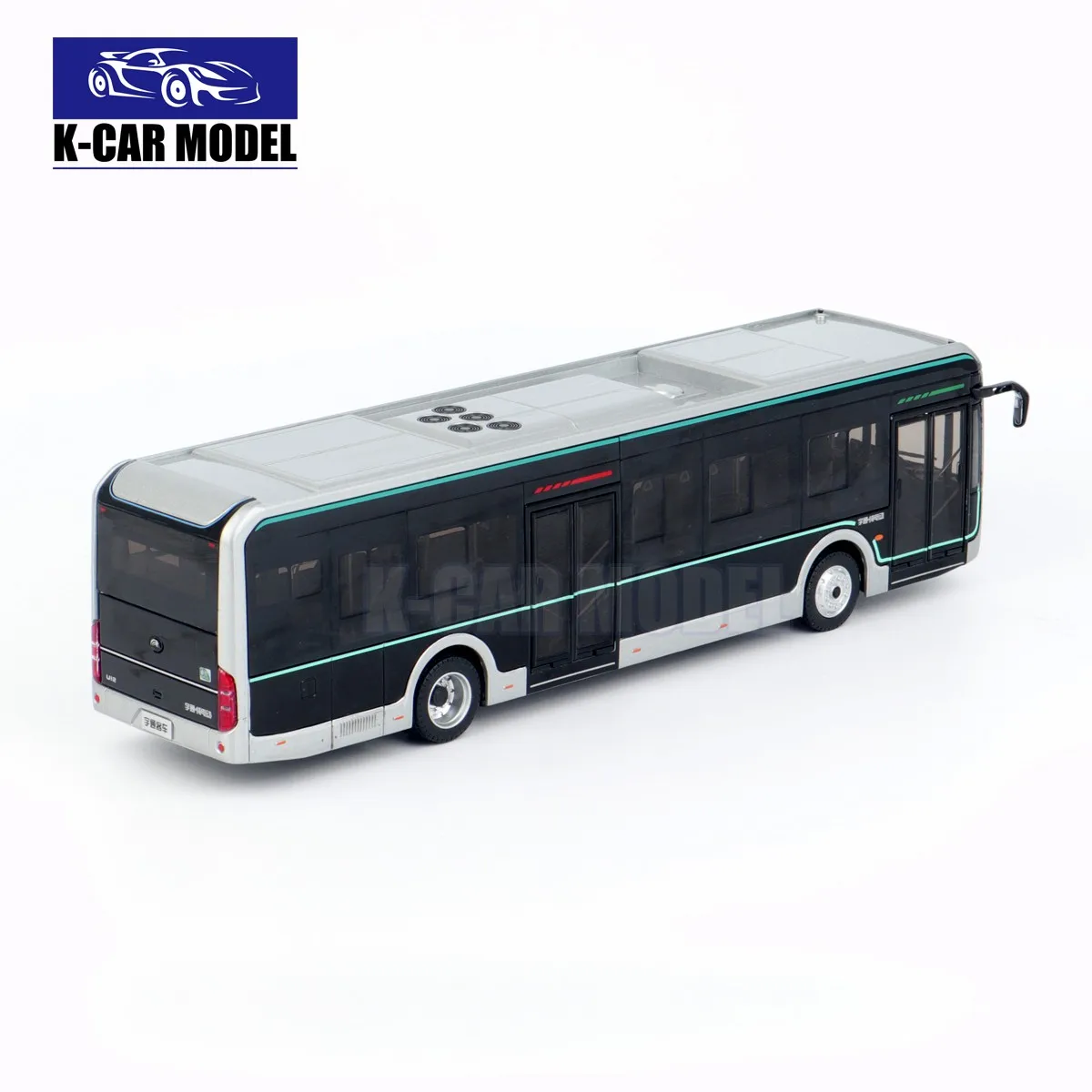 1/43 YUTONG Electric U12 City Bus Car Diecast Simulated Alloy Model Toy