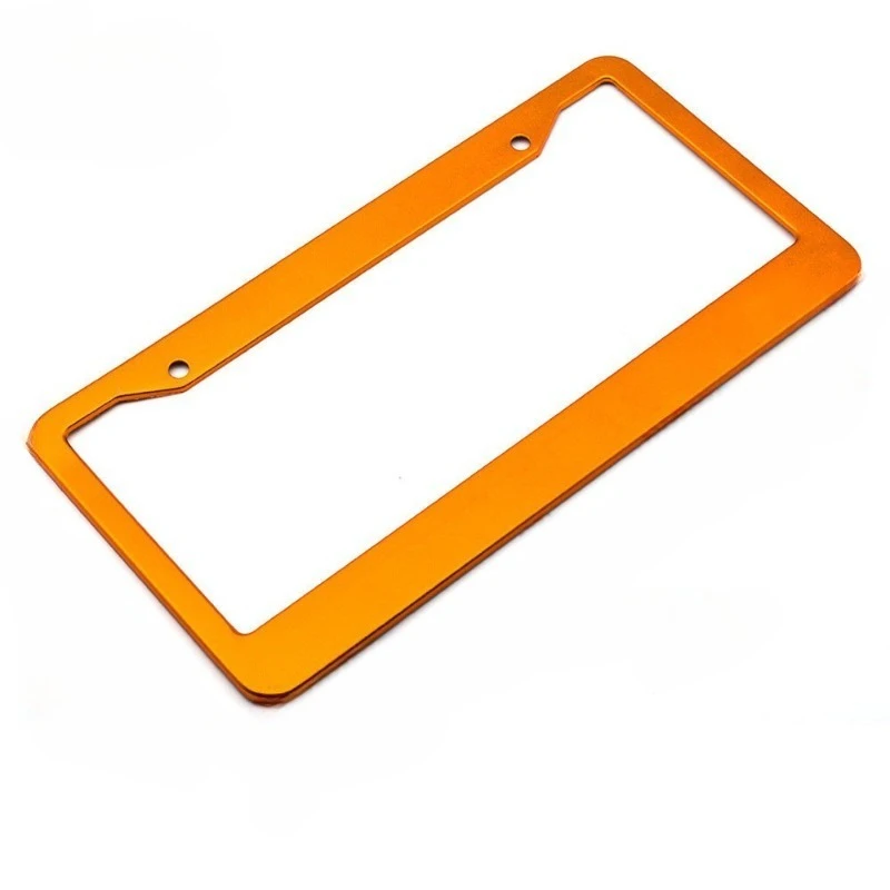 Aluminum Alloy Black Car License Plate Frame Cross-border License Plate Frame Car Modification