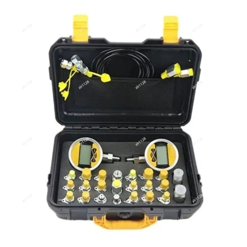 Pressure Gauge Set Diagnostic Test Kits for All Model Device Precision Digital Pressure Gauge 2 Gauges Hydraulic