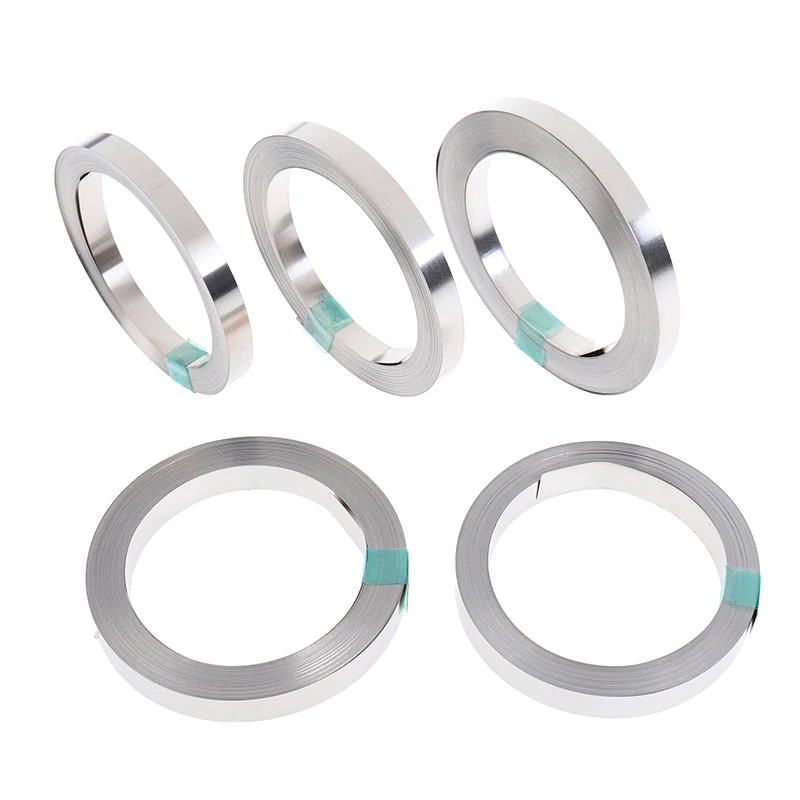 

10M 6mm 8mm x 0.1/0.12/0.15 Nickel Strip Tape For Li 18650 Battery Spot