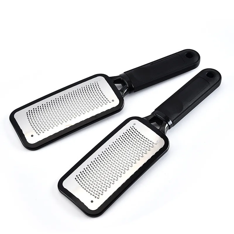 

1PC Black Double-Side Foot File Heel Grater For The Feet Pedicure Rasp Remover Metal Scrub Manicure Nail Tools Professional