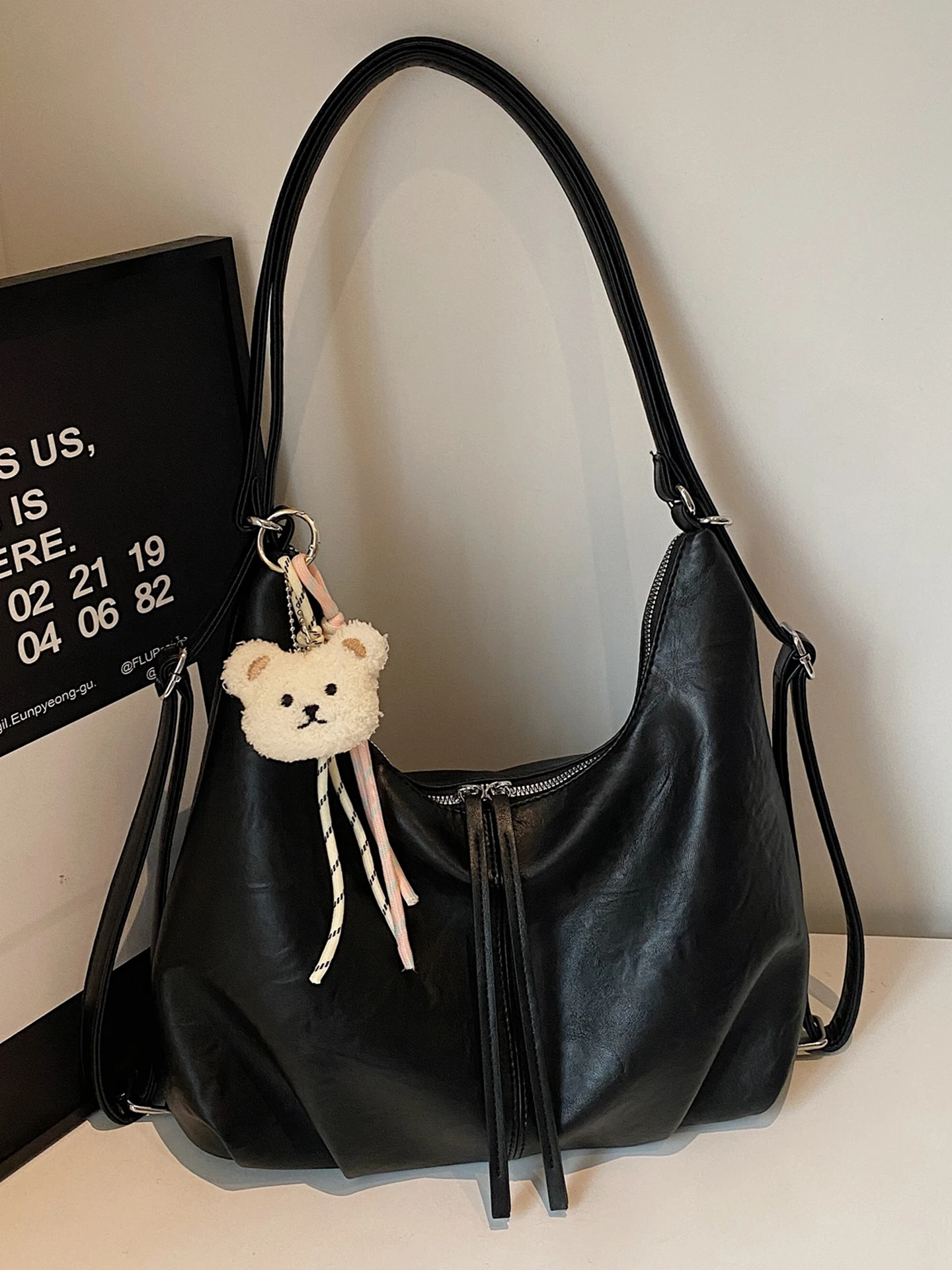 

Модная большая плиссированная сумка-тоут Capaci, новинка 2025, пригородная сумка Sle, подходит для работы, на одно плечо, с двойным плечом