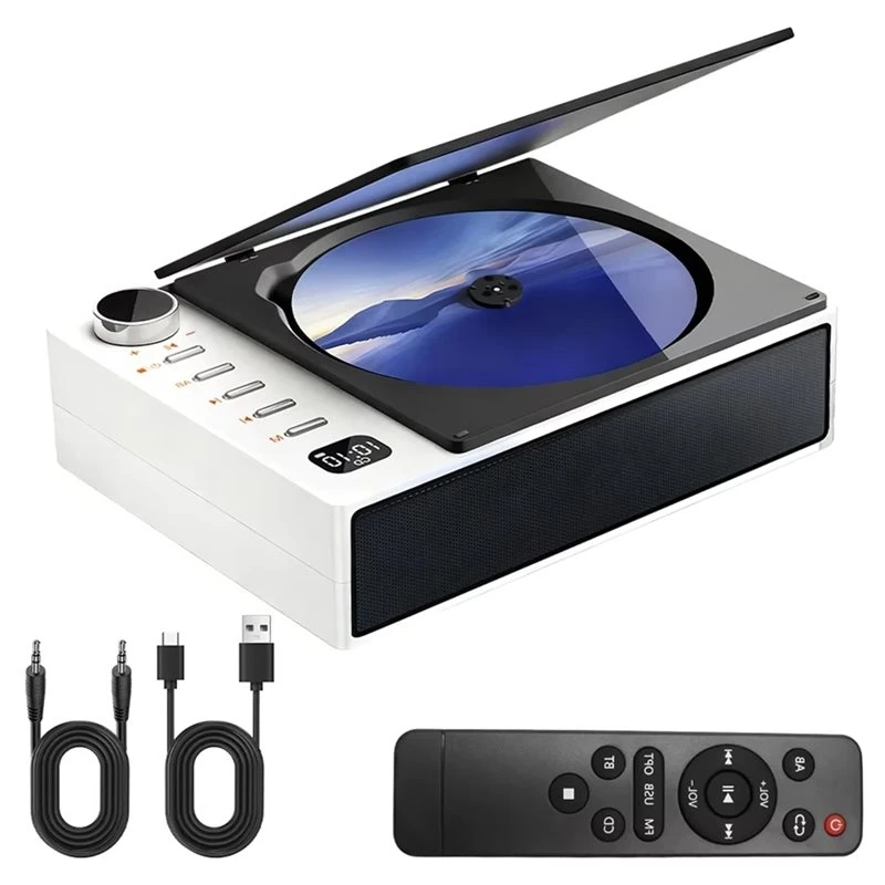 Reliable-Car CD Player Music Universal Wireless Loudspeaker Portable