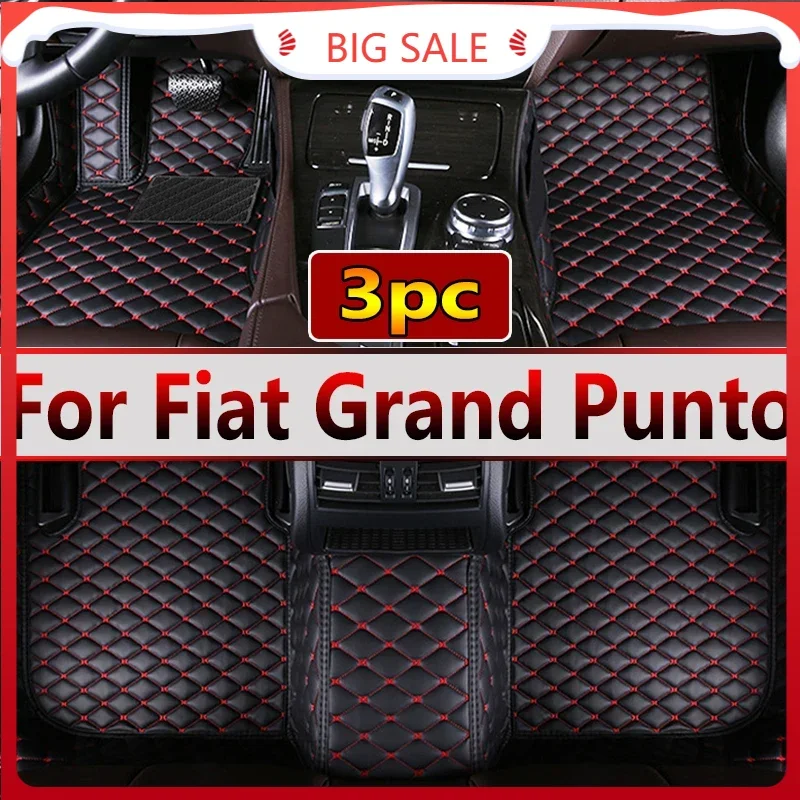 Car Floor Mats For Fiat Grand Punto Project 199 2005~2009 3door Tapetes Para Carro Alfombrillas Coche Car Mats Car Accessories