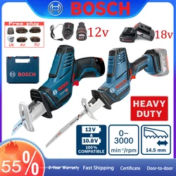 Brushless Electric Reciprocating Saw BOSCH GSA Heavy-duty 12V/18V Cordless Saber Saw SDS Saw Blade Quick-change System Chain saw