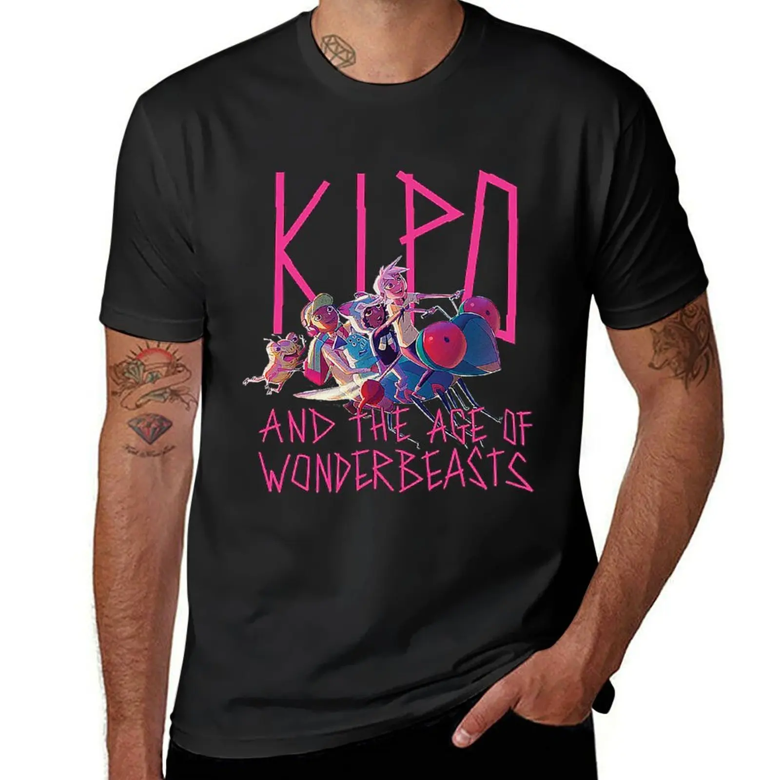 Kipo & The Age of Wonderbeasts Shirt T-Shirt quick drying anime sweat Aesthetic clothing mens graphic t-shirts anime