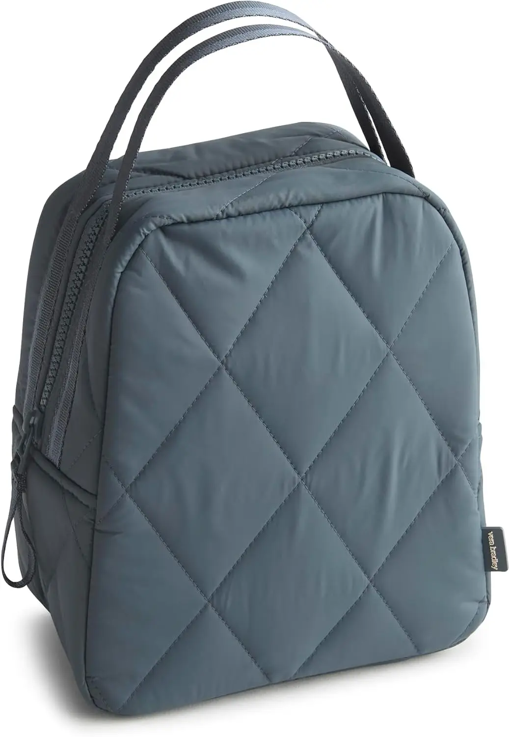 

Lightweight Insulated Lunch Bag for Women, Dark Slate Color, Compact 7x9x4 Inches with Zipper Closure