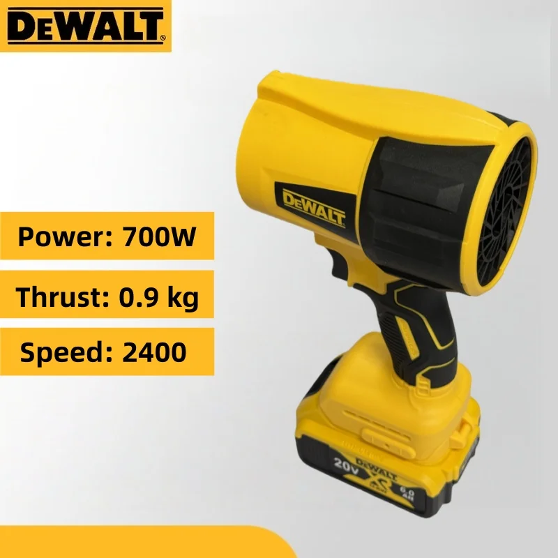 

DEWALT 30000RPM Cordless Turbo Air Blower Handheld Violent Fan Dryer 20V Rechargeable Dust Blowing Tool for Workshop