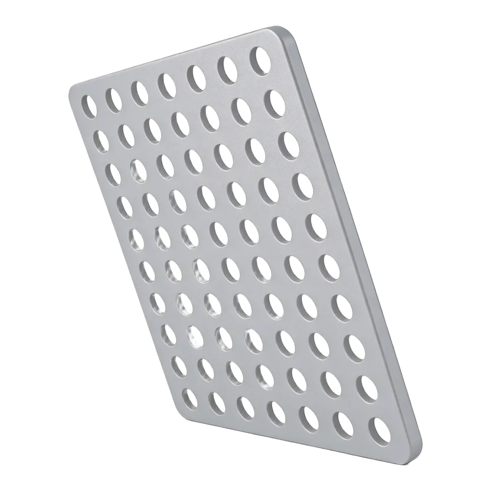 Square Floor Drain Cover Stainless Steel Built for Long Term Use in Residential Bathroom Outdoor Drainage and Landscaping Areas