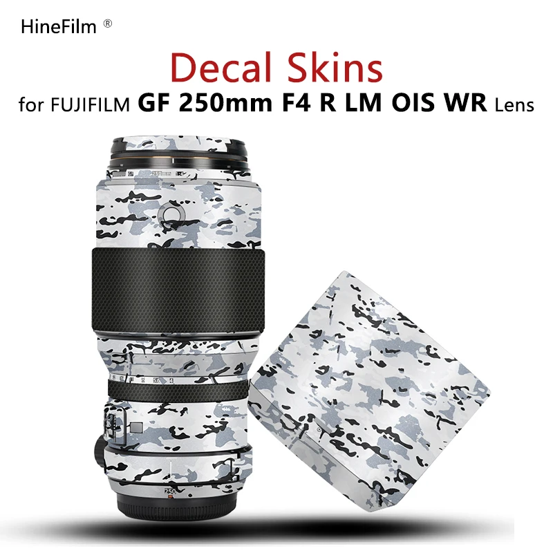 Fuji GF250 F4 Lens Sticker For Fujifilm GF 250mm F4 R LM OIS WR Lens Decal Skin Protector 250F4 Wrap Cover Fuji250 Protector