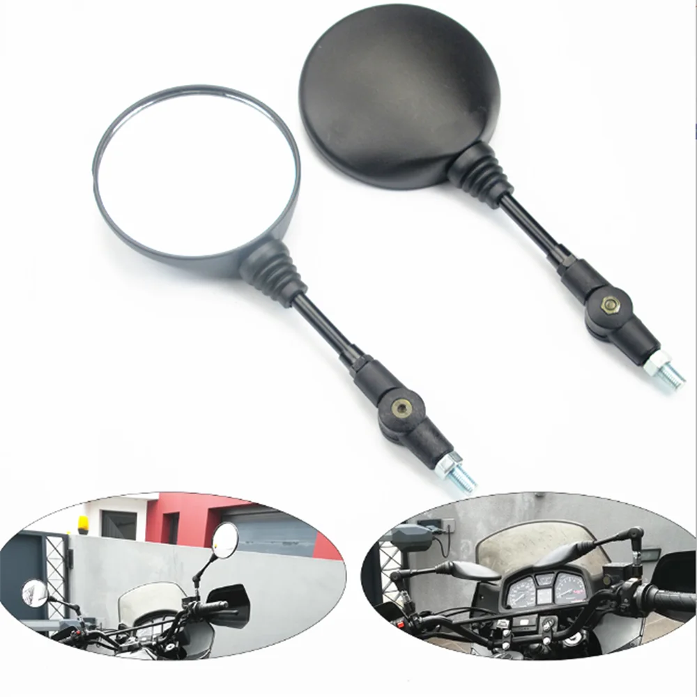 

rearview mirror Anti-fall Folding Round motorcycle Side for Kawasaki H2R ZZR ZX1400 S VeRsion ZX10R Z750R ZX10R ZX6R 636 H2