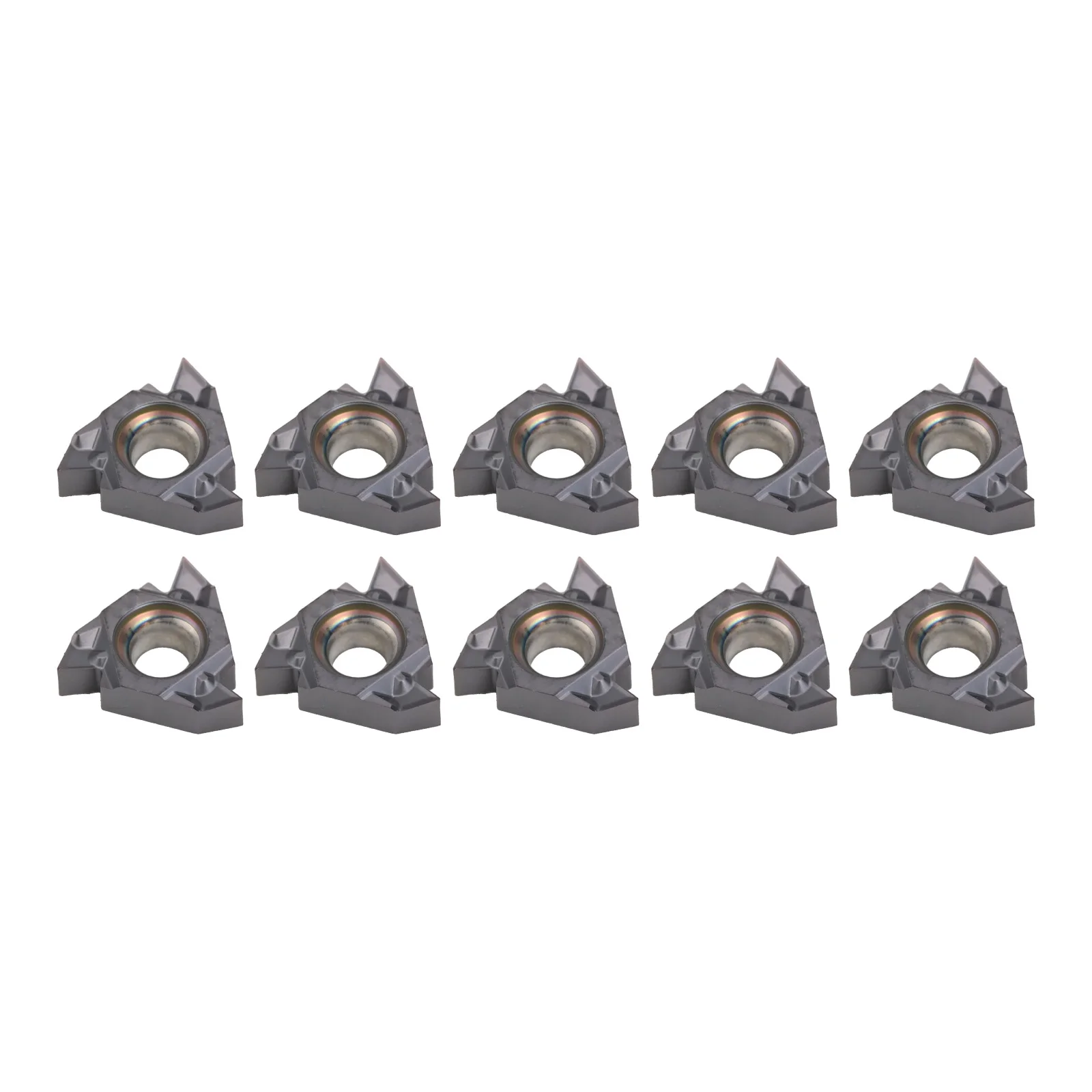 

Carbide Inserts 16IR AG60TF PR1115 10pcs for CNC Threading High Grip Performance in Various Processing Environments