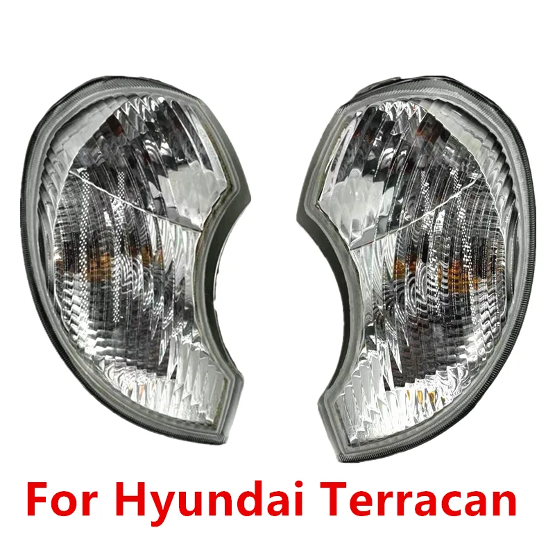 Przednie światła sygnalizacyjne samochodu reflektory dla Hyundai Terracan 2001-2004 2005 2006 szerokie światło lampa doświetlająca zatoki montaż akcesoria samochodowe