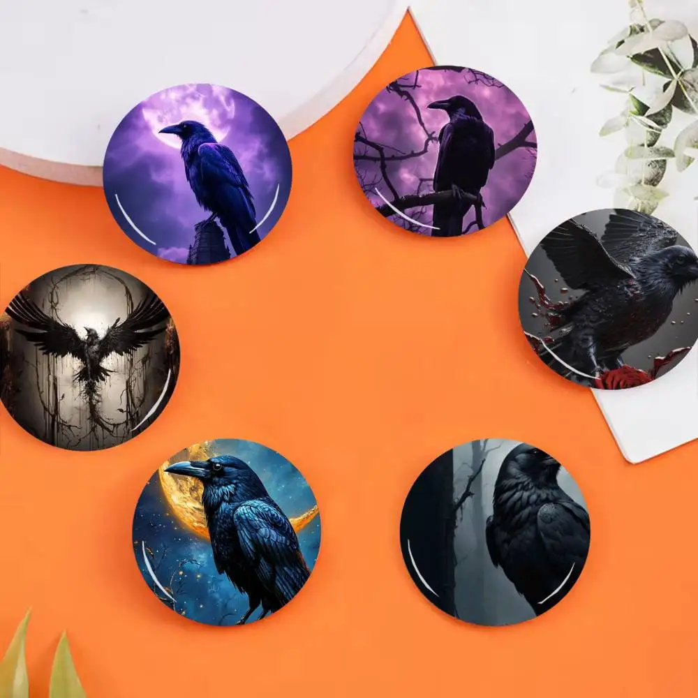 Magic C-Crow Badges 25 32 44 58 75 mm Round Cosplay Pin Bag Decor Fans Collect Friends Gifts Brooch Souv