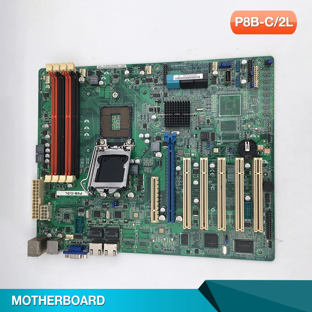 P8B-C/2L For Asus Server Motherboard C204 SATA3 1155 Good Quality