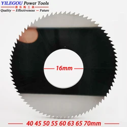 CNC Saw Blades 40 45 50 55 63 60mm Tungsten Steel Milling Cutter 70mm Solid Carbide Alloy Circular Saw Blade Cut Stainless Steel