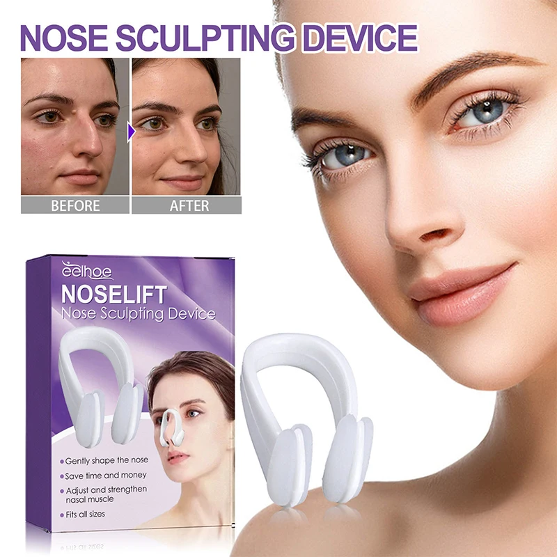 1Pcs Nose Up Lifting Shaping Clipper Shaper Bridge Straightening Beauty Nose Clip Corrector Massage Tool No Pain Silicone