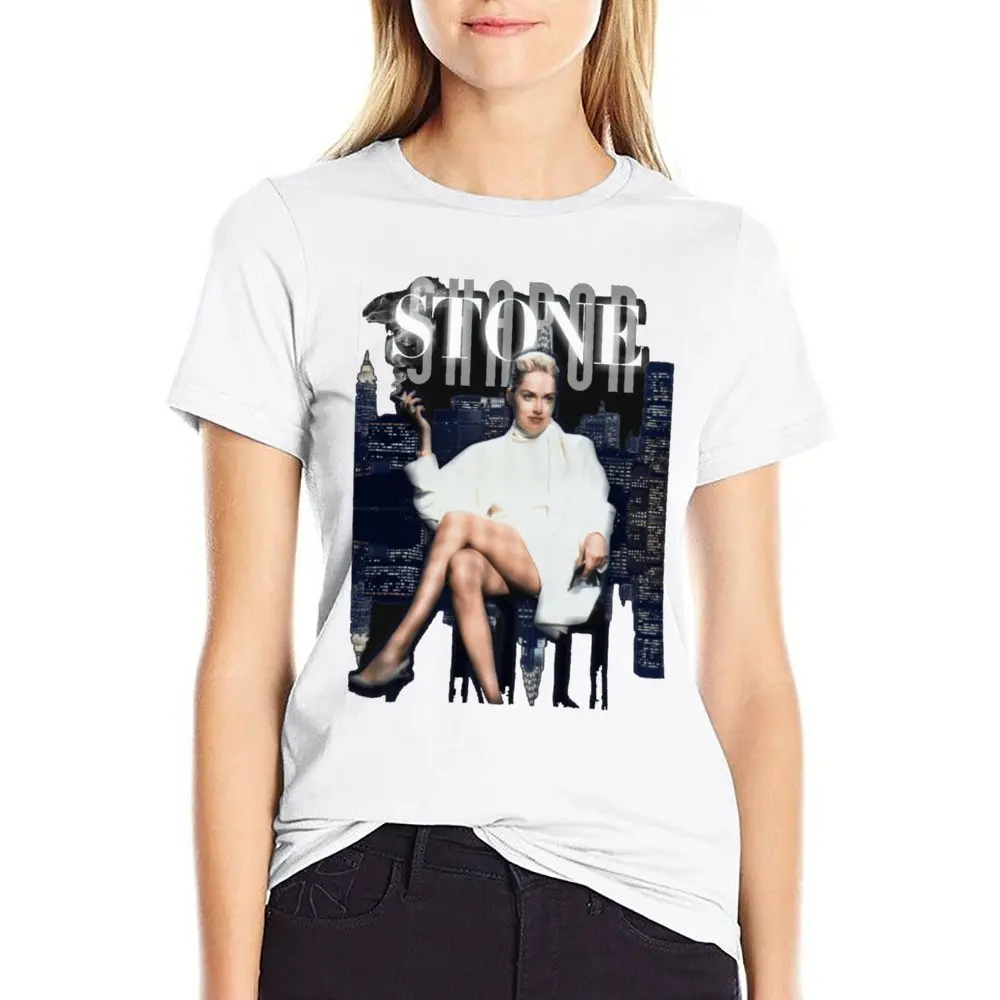 Fresh Sharon Stone Iconic Classic For Sale T-shirt  Motion Top Tee Funny Cute Home