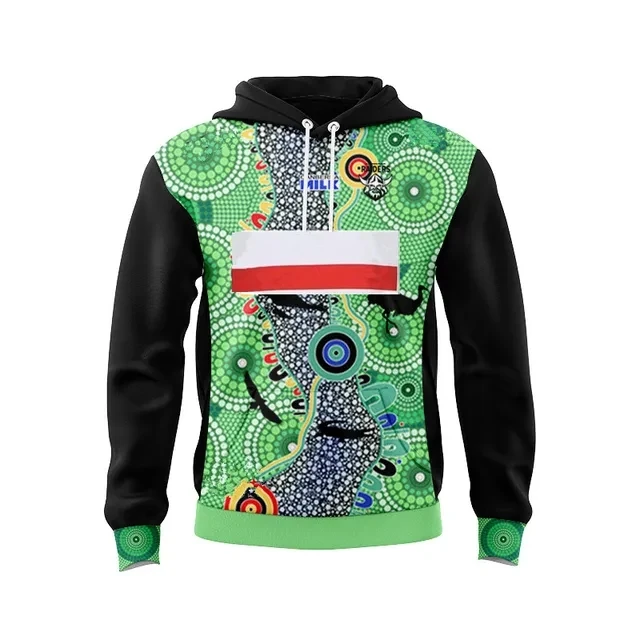 

2024 CANBERRA RAIDERS MENS INDIGENOUS RUGBY Hooded JERSEY size S--5XL ( Print name and number )