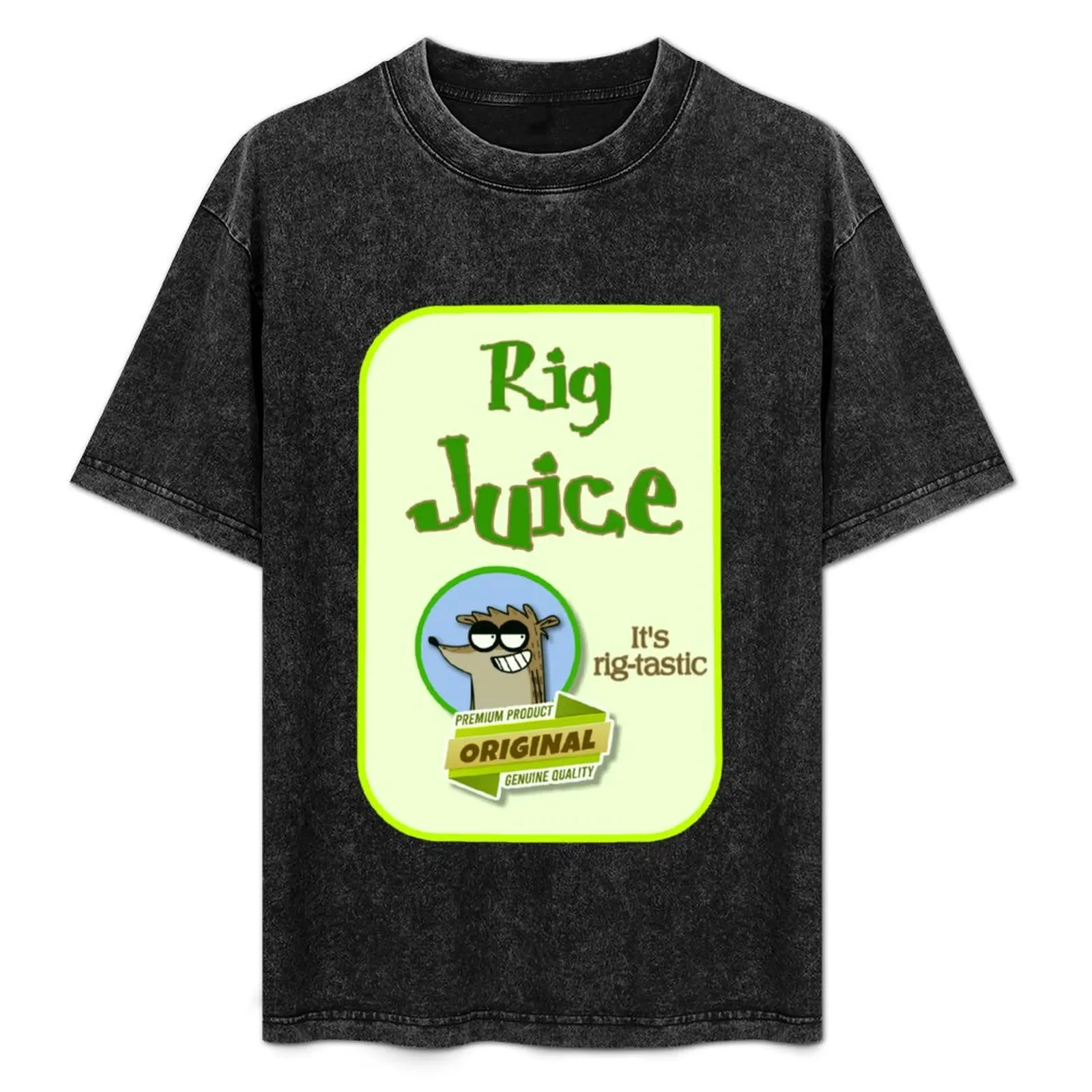 Rig Juice Brand Label Funny Rigby Creation T-Shirt animal prinfor boys blacks mens designer clothes