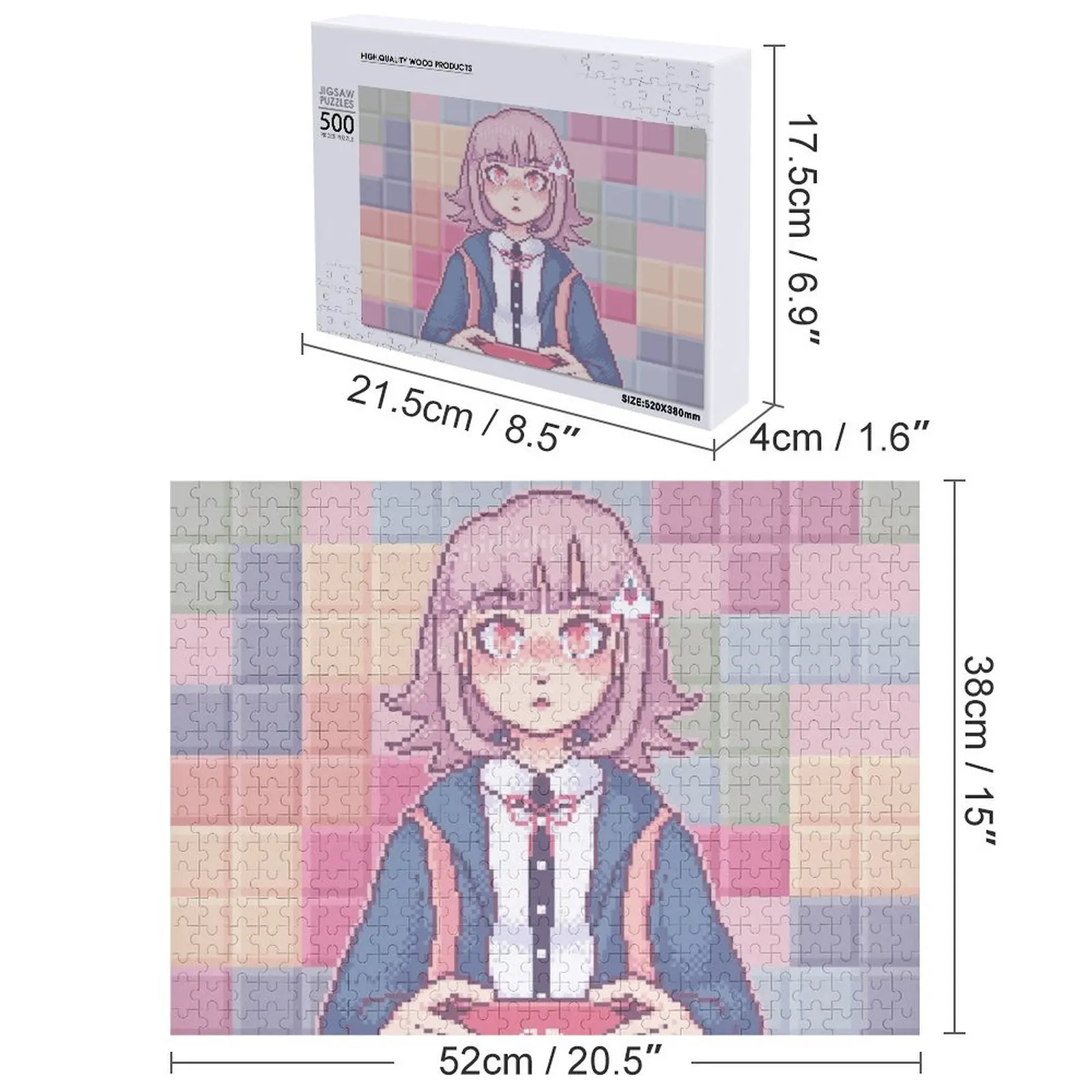 Gamer ultime : Chiaki Nanami Puzzle Photo personnalisée Cadeau Photo Cadeaux personnalisés Puzzle personnalisé