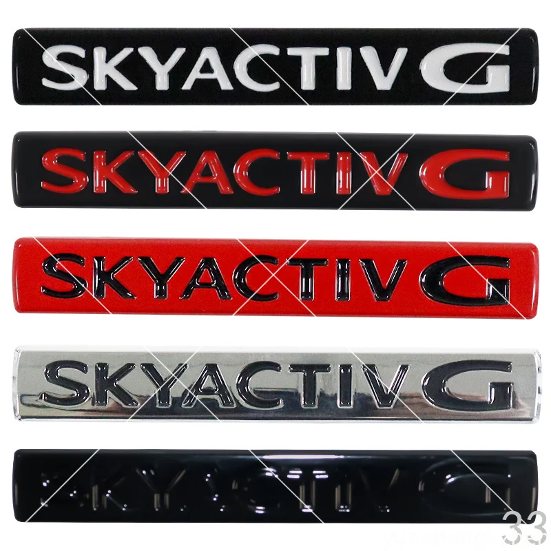 Car Metal Trunk Body Fender Emblem For Mazda 2 3 6 SKYACTIV G Axela Atenza CX5 CX7 CX4 CX60 CX70 Trunk Badge Sticker Accessories