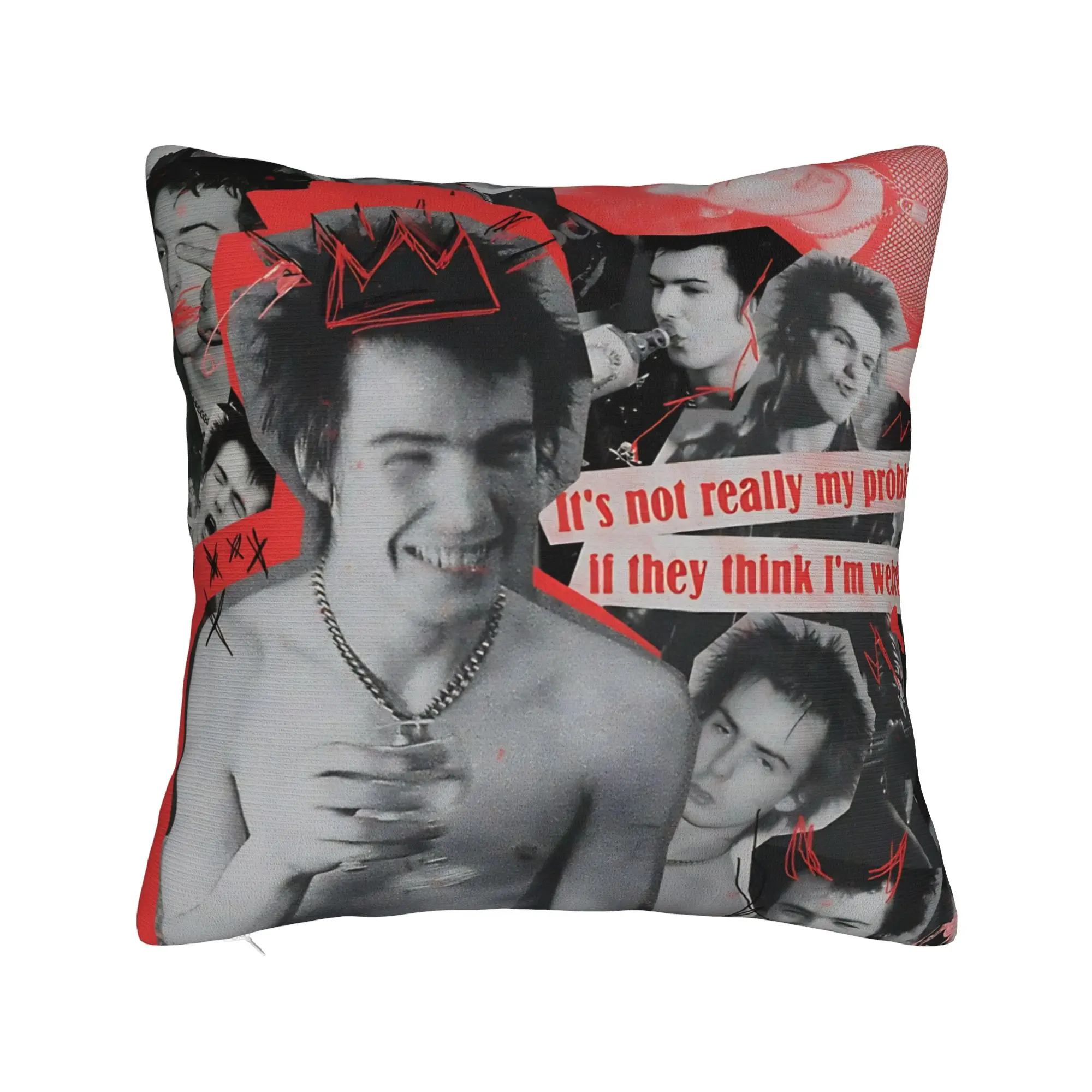 Sex Pistols Pillowcases  Fashion Pillow Case For Sofa Home Decor Square Pillow Cover