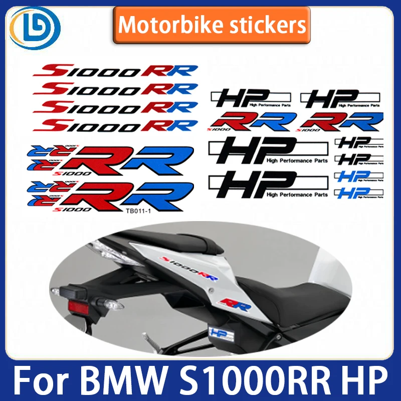 Owiewka motocyklowa ozdobne naklejki odblaskowe HP4 Motorrad kask wyścigowy naklejek do BMW S1000RR HP4